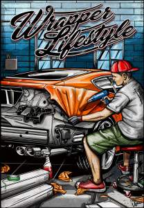 Plakat Wrapping Lifestyle - Aplikator