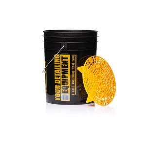 WS | Bucket Black Rinse + Separator Yellow | Workstuff