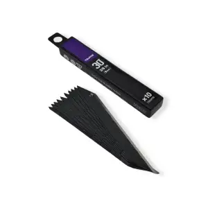 Tajima | Ostrza segmentowe 9mm 30° | Czarne