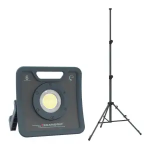 Scangrip | NOVA 6 | Lampa 600-6000lm + Statyw 3m