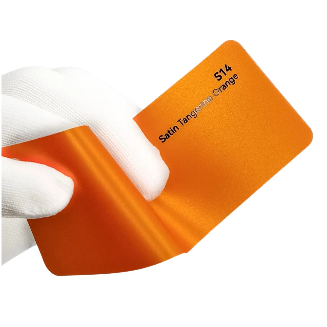 S144 Satin Tangerine Orange