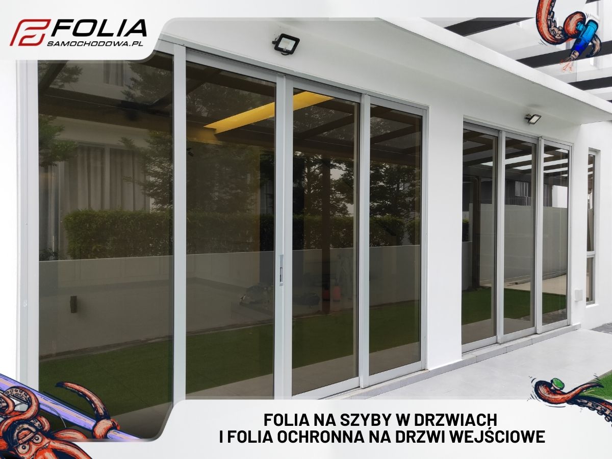 Folia na szyby w drzwiach i folia ochronna na drzwi wejściowe - podpowiedzi do montażu