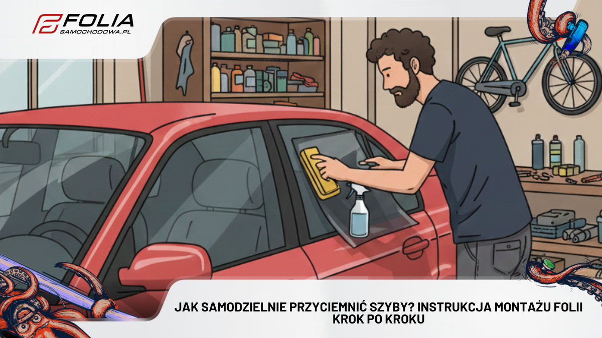 Jak samodzielnie przyciemnić szyby? Instrukcja montażu folii krok po kroku
