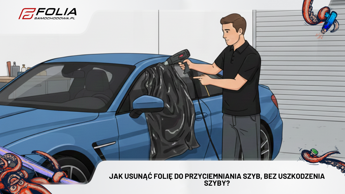 Jak usunąć folię do przyciemniania szyb bez uszkodzenia szyby
