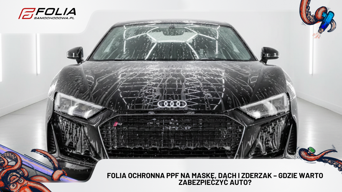 Folia ochronna PPF na maskę, dach i zderzak – gdzie warto zabezpieczyć auto?