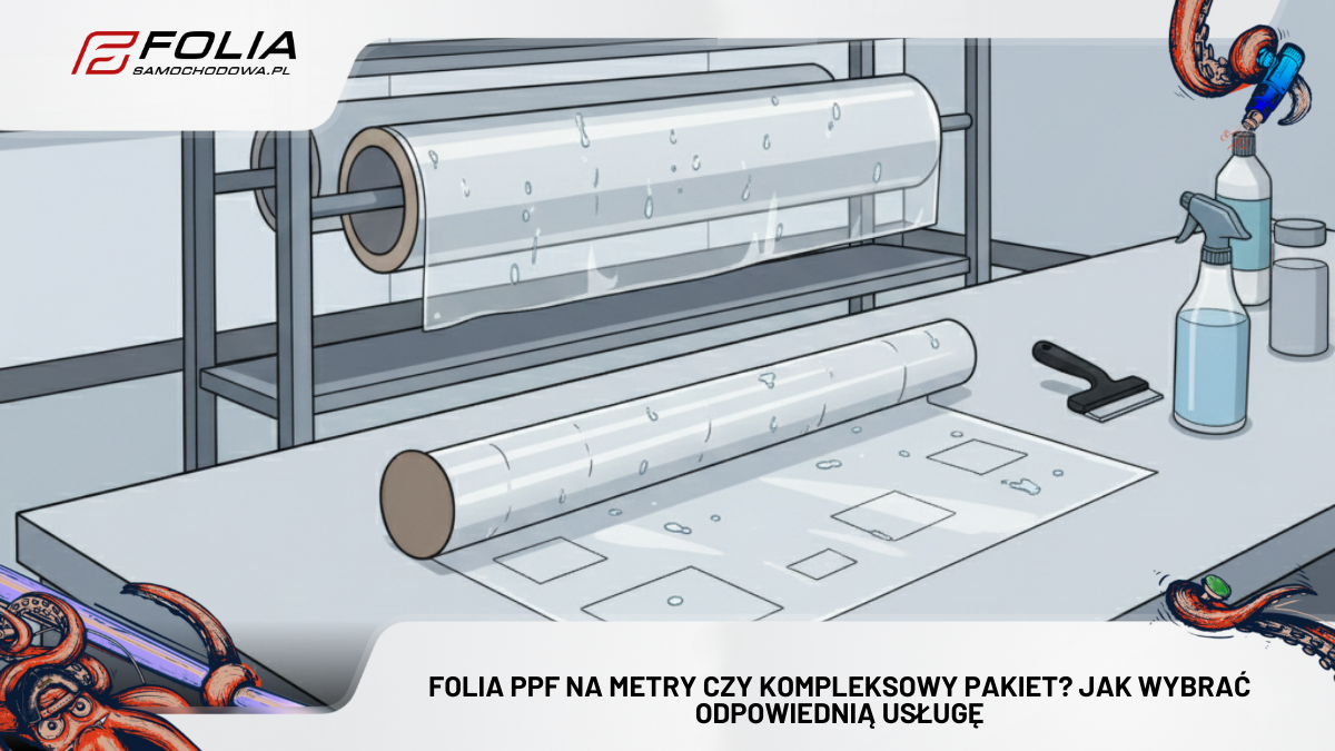 Folia PPF na metry czy kompleksowy pakiet? Jak wybrać odpowiednią usługę