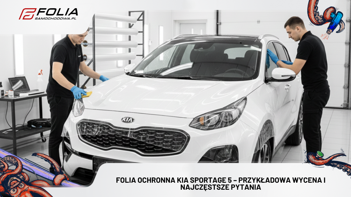 Folia ochronna Kia Sportage 5 – przykładowa wycena i najczęstsze pytania