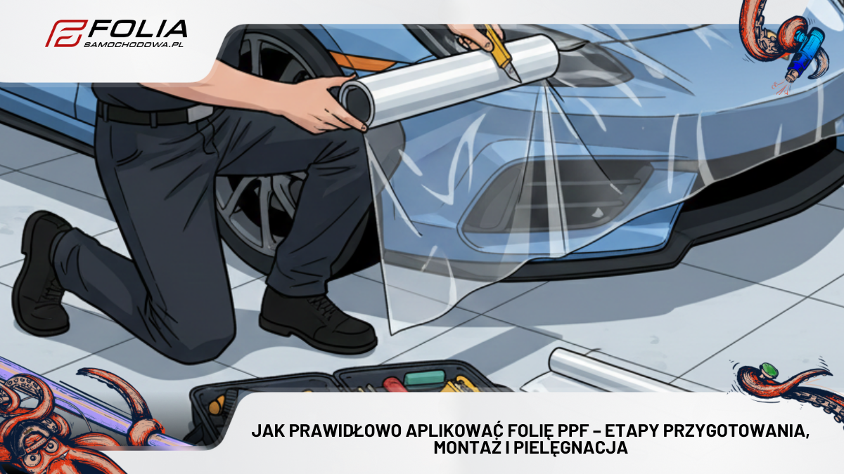 Jak prawidłowo aplikować folię PPF – etapy przygotowania, montaż i pielęgnacja