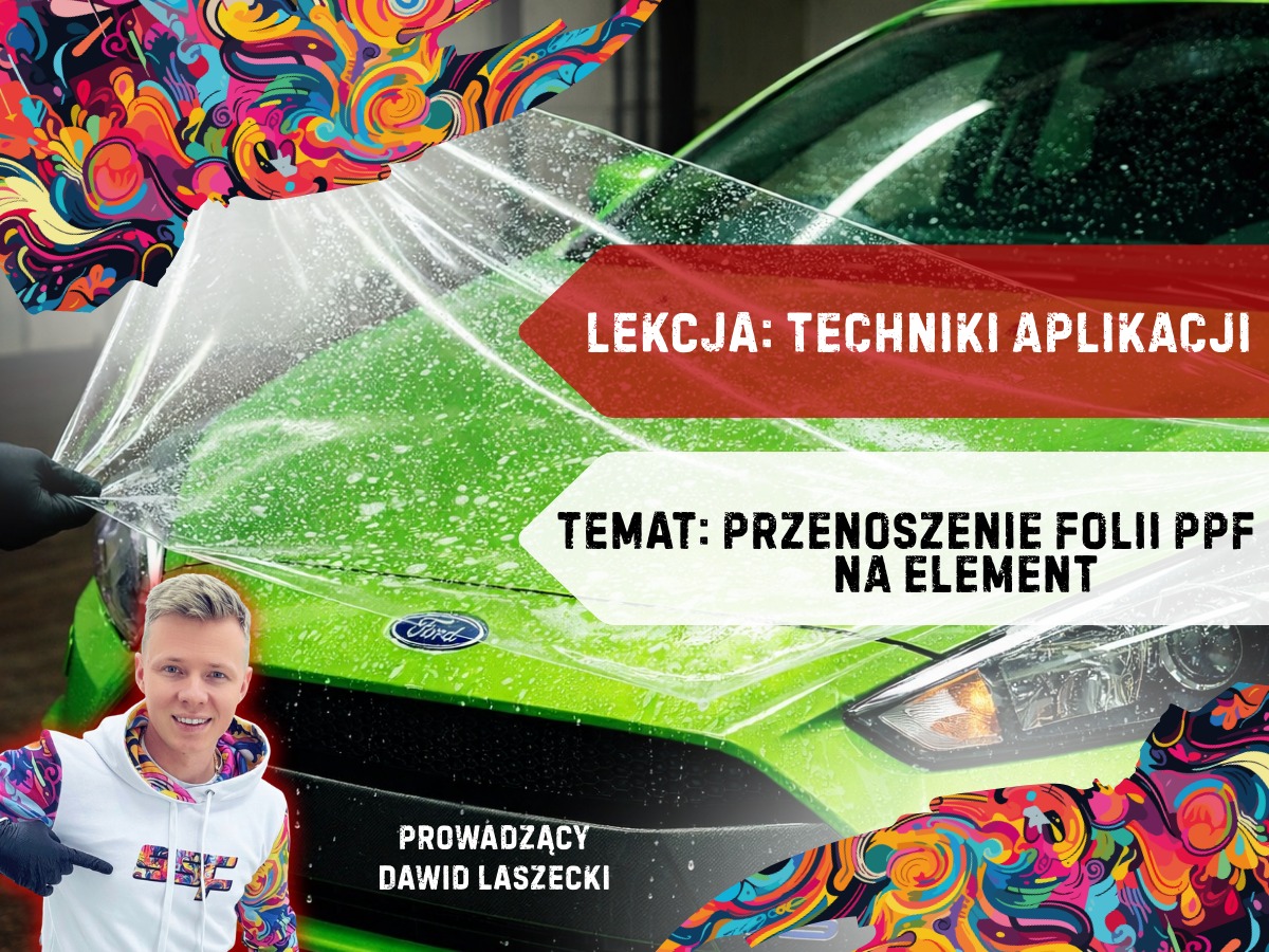 Przenoszenie folii PPF na element - 3 sprawdzone metody